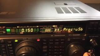 Yaesu FT1000MP  a beautiful HF transceiver [upl. by Heyman888]