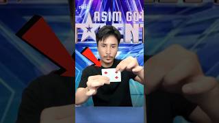 Shocking AGT Moment Card Magically Switches in Front of AGT Judges americasgottalent agt magic [upl. by Zetnom]