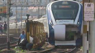 Vande Bharat Express with Another Damaged Nose Cover [upl. by Ahtikal929]