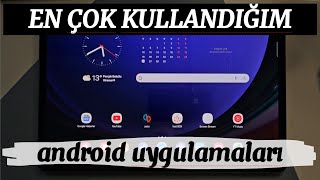 Okul ve Youtube işleri için Kullandığım Android Uygulamaları [upl. by Knox]