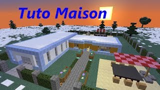 Minecraft  Tuto maison moderne 15 [upl. by Cardie]