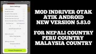 Mod Indriver new version 5830 Nepal Peru Malaysia [upl. by Rina]