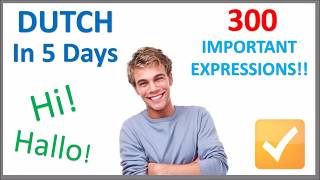 Learn Dutch in 5 Days  Conversation for Beginners [upl. by Eletnahs]