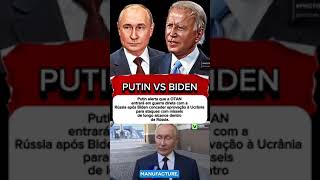 🚨 Últimas notícias Putin alerta que a OTAN entrará em guerra direta com a Rússia após Biden😱 [upl. by Halvaard682]