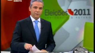 Especial Informação Eleições Legislativas RTP1 2011 [upl. by Dlareg]