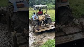 New holland 4 wheel tractor working in mud 😯😯😯😯 [upl. by Iridissa890]