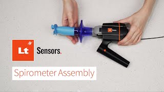 Lt Sensors Spirometer  Disassembling amp Assembling [upl. by Odnanreh]