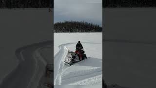 Unleashing Fun on the SkiDoo Skandic Snowmachines in Deep Snow [upl. by Wills]