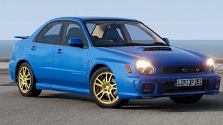 Subaru Impreza Sedan 2002 in BeamNG 702 [upl. by Gamali]