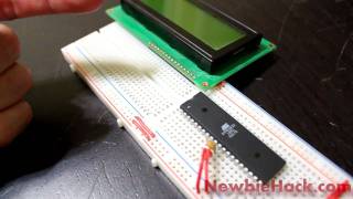 19 Arduino for Production AVR Atmega32  Intro to LCD Meet Mr LCD and check out his crib [upl. by Missi]