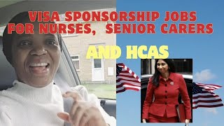 Nurses Senior Carers and HCAs Sponsorship jobs in the UK 🇬🇧 nurses [upl. by Aiykan210]