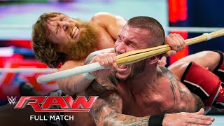 FULL MATCH  Daniel Bryan vs Randy Orton  Street Fight Raw June 24 2013 [upl. by Adnawal]