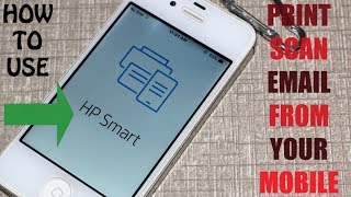 How To Use HP SMART APP In Mobile To  Print Scan To Email To Hp Printer review [upl. by Pedro]