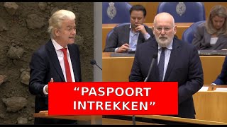 Heftig Debat Rellen in Amsterdam Wilders Eist Actie [upl. by Htiffirg]