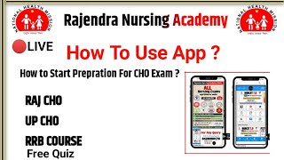 How To Use App  Raj CHOUp CHOHaryana CHO Live Courses Avilable in App ☎️ 9664248514 8426080170 [upl. by Yren334]