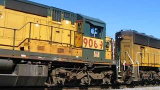 Old Union Pacific Locomotives Wheaton Illinois [upl. by Ulric535]