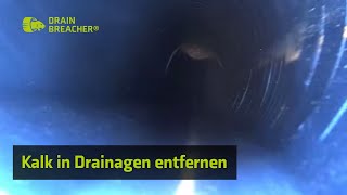 KalkVersinterung aus TunnelDrainage entfernt [upl. by Larrisa]