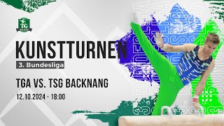 TG Allgäu vs TSG Backnang  3 Bundesliga Kunstturnen  Deutsche Turnliga [upl. by Gievlos]