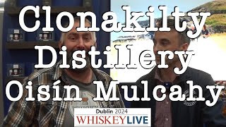 Interview with Oisín Mulcahy from the Clonakilty Distillery at the Whiskey Live Dublin 2024 [upl. by Annaj552]