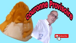 couronne provisoire méthode directe [upl. by Ailemrac]