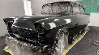 The ‘55 getting more Epoxy Primer Another step closer [upl. by Heilner]