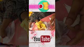 BIGGEST ROLL alamanah bengaluru evening chillout famousfood foodie foodlover biggest [upl. by Xet565]