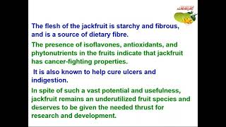 Agricultureinformationcom  Scope of Jack fruit value added products after pandemic  By Shaji GR [upl. by Nodnas]