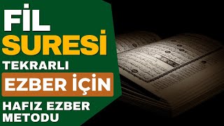 Fil Suresi Ezber İçin Her Ayet 10 Tekrarlı  Hafız Ezber Metodu [upl. by Ahseinat]