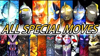 Ultraman FER  All Characters Special Moves  1080p HD [upl. by Yenettirb]