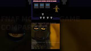 FNAF MOVIE SCENES VS GAMES COMPARISON😨  FNAFMOVIE FNAF SHORTS EDIT [upl. by Ococ]