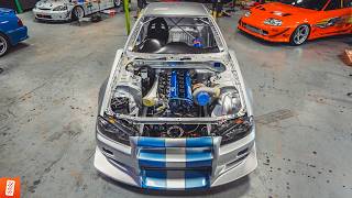 Building a Modern Day Fast amp Furious R34 Skyline  Part 5 [upl. by Isleana]