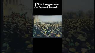 First Inauguration of Franklin D Roosevelt roosevelt uspresident shorts [upl. by Inimak]