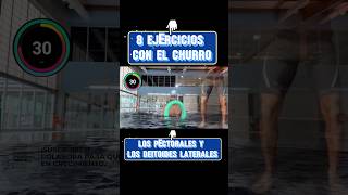 AQUAFITNESS AQUAGYM E HIDROGINASTICA 8 ejercicios con el churro n° 1 ejerciciosaquagym aquagym [upl. by Wavell]