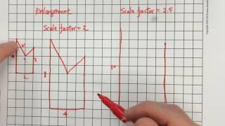 72o Enlargement scale factor 25 [upl. by Eryn]