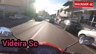 Videira SC fly trip honda biz motovlog motorcycle viral passeio viagens peace 1k sc br [upl. by Yelsnik]