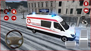 Direksiyonlu ambulans oyunu 3  American Ambulnce Simulator  Ambulans oyunları 4K Android Gameplay [upl. by Ococ]