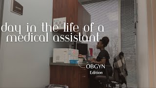 REALISTIC DAY IN THE LIFE OF A MEDICAL ASSISTANT  detailed OBGYN [upl. by Camella]