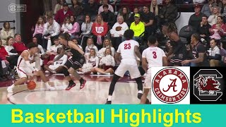 South Carolina vs Alabama Basketball Game Highlights Jan 9 2024 [upl. by Erdman]