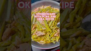 String beans recipestringbeansfilipinofoodasianfoodhighlightsshortfypyoutubeshortsshortvideo [upl. by Wally628]