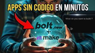 Construí una APP con IA en 20 minutos sin programar  Make  Bolt [upl. by Ethyl497]