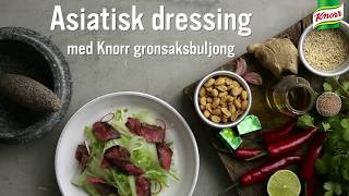 Asiatisk nudelsallad med biff  Knorr Sverige [upl. by Orman793]