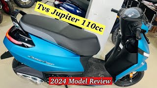 2024❤️Tvs jupiter 110cc E20 BS7 Details Review  Price Mileage New Features  Jupiter 110cc [upl. by Artemisia593]