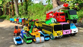 Mantap  Mobil Truk Oleng Muat Mobil Mobilan ExcavatorTruk Molen Kereta Thomas Loader Ambulan [upl. by Kassia]