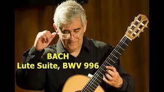 Sarabande from Lute Suite BWV 996 J S Bach Edson Lopes [upl. by Ecyak]