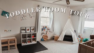 MONTESSORI TODDLER ROOM TOUR  Bedroom  Playroom 12 year old [upl. by Thirzi]