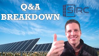 SIRC BIG News Dec 8 QampA Breakdown [upl. by Notluf]