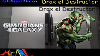 Dibujando a Drax El Destructor [upl. by Previdi]