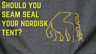 Do you need to seam seal your Nordisk Silnylon tent Nordisk Telemark 2 LW  Svalbard 1 SI rain test [upl. by Siseneg]