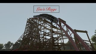 Leos Rage  An RMC Hybrid Roller Coaster [upl. by Navnod]