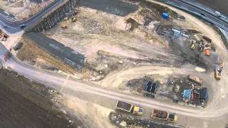 Neubaustrecke bei Merklingen  Drohnenvideo mit DJI Phantom Vision 2  9116  S21 [upl. by Aseefan]